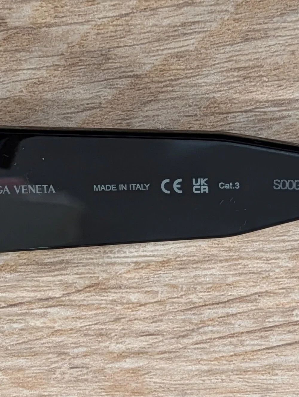 $570 Mens Authentic BOTTEGA VENETA 57mm Square Sunglasses Black/Gray